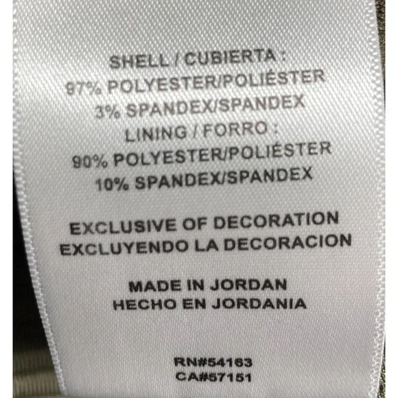 DKNY Hoodie Women's XXL Olive Green Full Zip Athleisure Relaxed Comfort - Picture 8 of 11